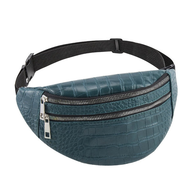 belt bag waist packs for women designer brand Luxury bag High Quality crocodile women PU leather bag Fanny Pack message bag