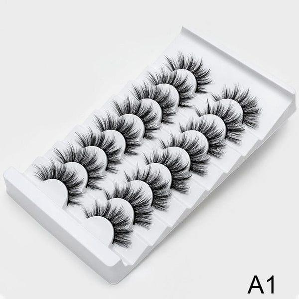 SEXYSHEEP 8/20 pairs 15-20mm natural 3D false eyelashes fake lashes makeup kit Mink Lashes extension mink eyelashes maquiagem