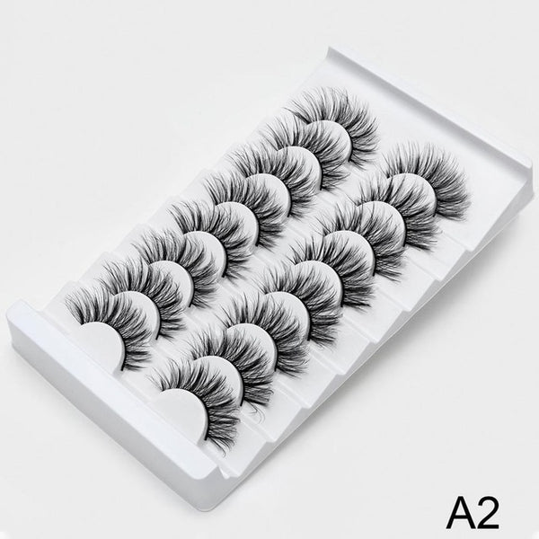 SEXYSHEEP 8/20 pairs 15-20mm natural 3D false eyelashes fake lashes makeup kit Mink Lashes extension mink eyelashes maquiagem