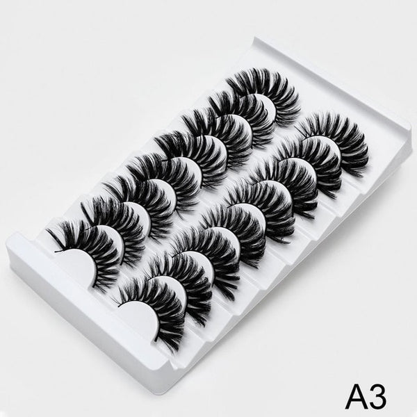 SEXYSHEEP 8/20 pairs 15-20mm natural 3D false eyelashes fake lashes makeup kit Mink Lashes extension mink eyelashes maquiagem
