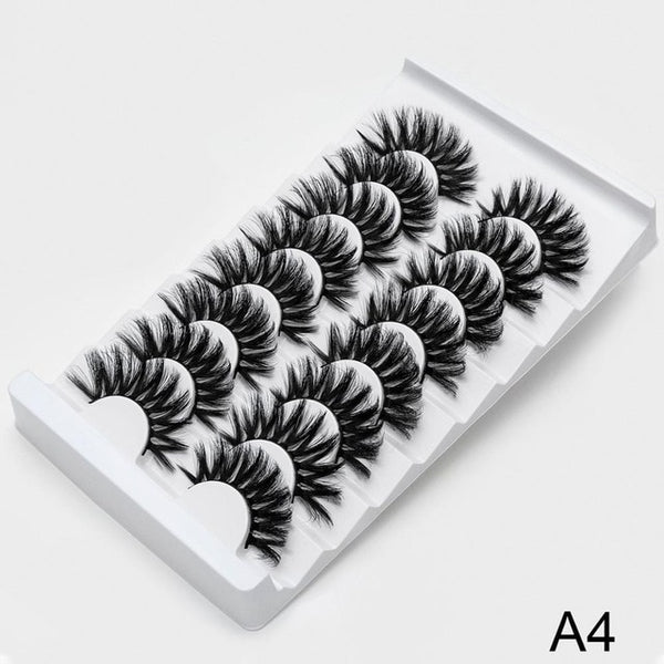 SEXYSHEEP 8/20 pairs 15-20mm natural 3D false eyelashes fake lashes makeup kit Mink Lashes extension mink eyelashes maquiagem