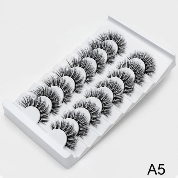 SEXYSHEEP 8/20 pairs 15-20mm natural 3D false eyelashes fake lashes makeup kit Mink Lashes extension mink eyelashes maquiagem