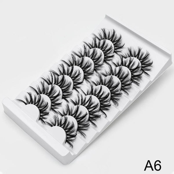 SEXYSHEEP 8/20 pairs 15-20mm natural 3D false eyelashes fake lashes makeup kit Mink Lashes extension mink eyelashes maquiagem