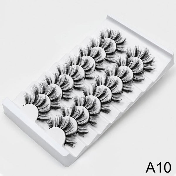 SEXYSHEEP 8/20 pairs 15-20mm natural 3D false eyelashes fake lashes makeup kit Mink Lashes extension mink eyelashes maquiagem