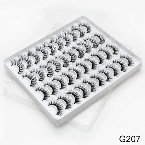 SEXYSHEEP 8/20 pairs 15-20mm natural 3D false eyelashes fake lashes makeup kit Mink Lashes extension mink eyelashes maquiagem