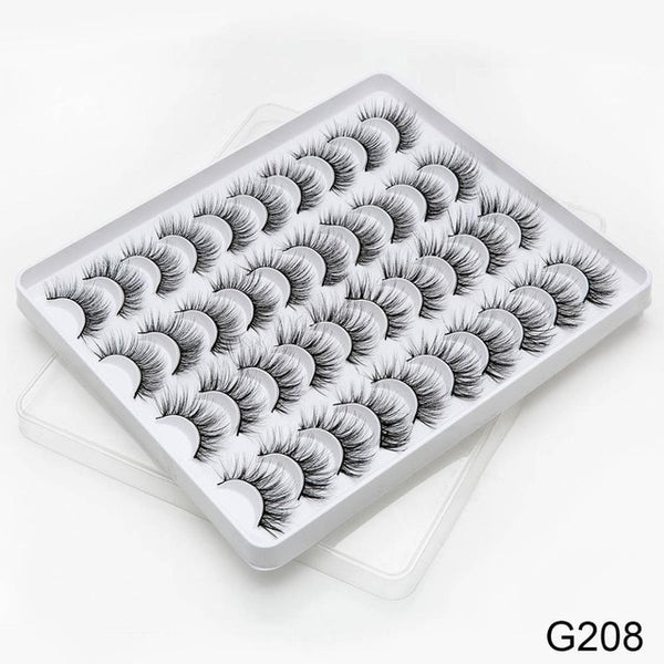SEXYSHEEP 8/20 pairs 15-20mm natural 3D false eyelashes fake lashes makeup kit Mink Lashes extension mink eyelashes maquiagem