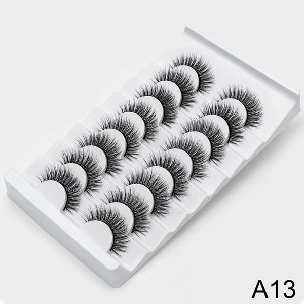 SEXYSHEEP 8/20 pairs 15-20mm natural 3D false eyelashes fake lashes makeup kit Mink Lashes extension mink eyelashes maquiagem