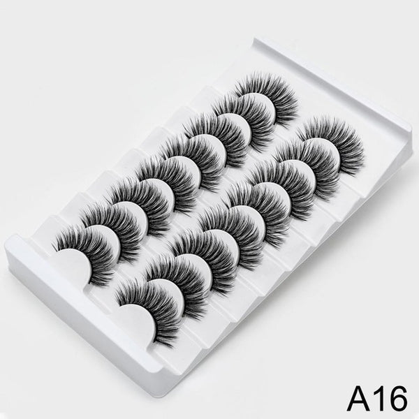 SEXYSHEEP 8/20 pairs 15-20mm natural 3D false eyelashes fake lashes makeup kit Mink Lashes extension mink eyelashes maquiagem