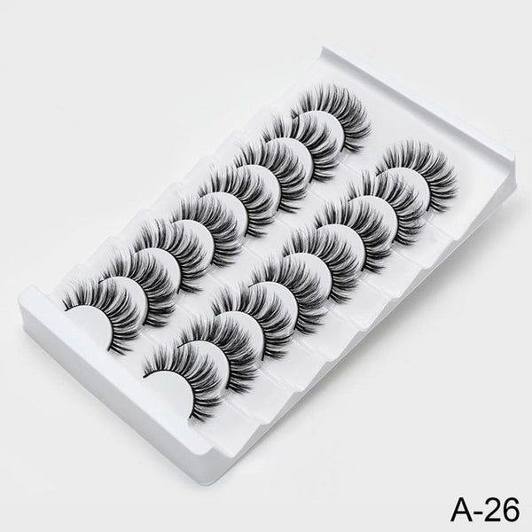 SEXYSHEEP 8/20 pairs 15-20mm natural 3D false eyelashes fake lashes makeup kit Mink Lashes extension mink eyelashes maquiagem