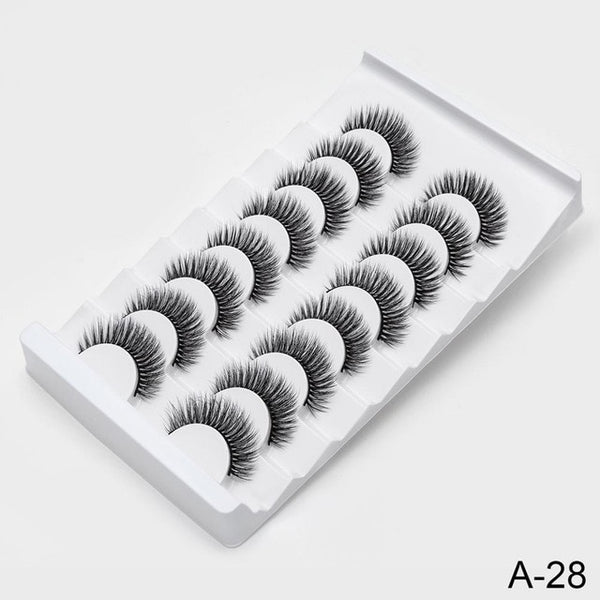 SEXYSHEEP 8/20 pairs 15-20mm natural 3D false eyelashes fake lashes makeup kit Mink Lashes extension mink eyelashes maquiagem