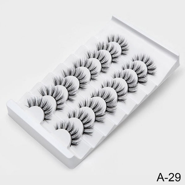 SEXYSHEEP 8/20 pairs 15-20mm natural 3D false eyelashes fake lashes makeup kit Mink Lashes extension mink eyelashes maquiagem