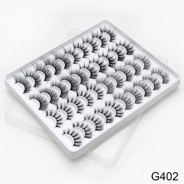 SEXYSHEEP 8/20 pairs 15-20mm natural 3D false eyelashes fake lashes makeup kit Mink Lashes extension mink eyelashes maquiagem