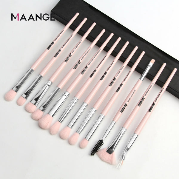 Makeup brushes set professional 12/14 pcs/lot Makeup Brushes Set Eye Shadow Blending Eyeliner Eyelash Eyebrow Brush For Makeup