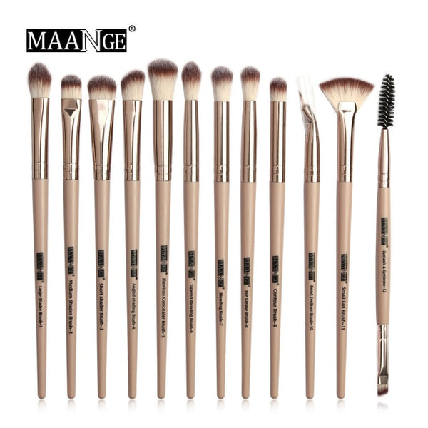 Makeup brushes set professional 12/14 pcs/lot Makeup Brushes Set Eye Shadow Blending Eyeliner Eyelash Eyebrow Brush For Makeup