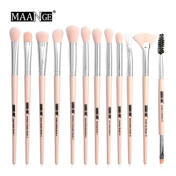 Makeup brushes set professional 12/14 pcs/lot Makeup Brushes Set Eye Shadow Blending Eyeliner Eyelash Eyebrow Brush For Makeup