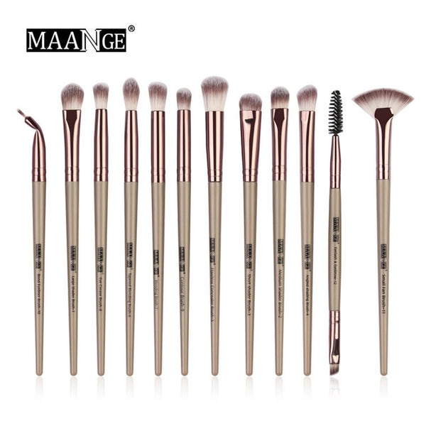 Makeup brushes set professional 12/14 pcs/lot Makeup Brushes Set Eye Shadow Blending Eyeliner Eyelash Eyebrow Brush For Makeup