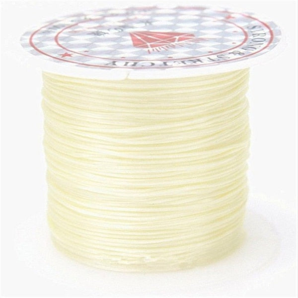 393inch/Roll Strong Elastic Crystal Beading Cord 1mm for Bracelets Stretch Thread String Necklace DIY Jewelry Making Cords Line