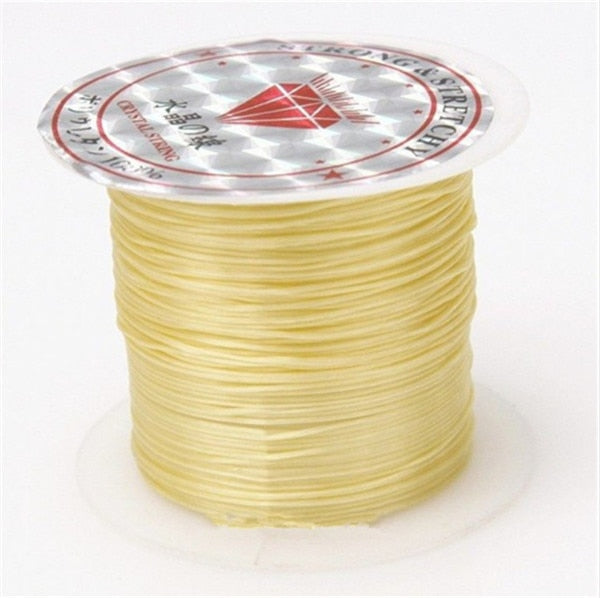393inch/Roll Strong Elastic Crystal Beading Cord 1mm for Bracelets Stretch Thread String Necklace DIY Jewelry Making Cords Line