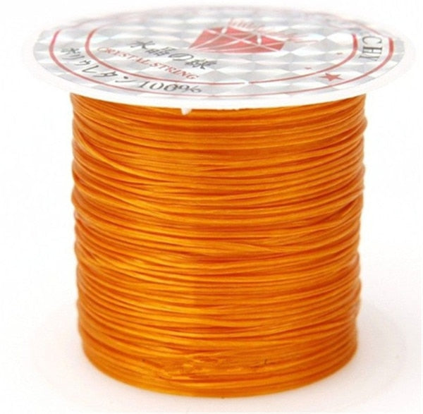 393inch/Roll Strong Elastic Crystal Beading Cord 1mm for Bracelets Stretch Thread String Necklace DIY Jewelry Making Cords Line