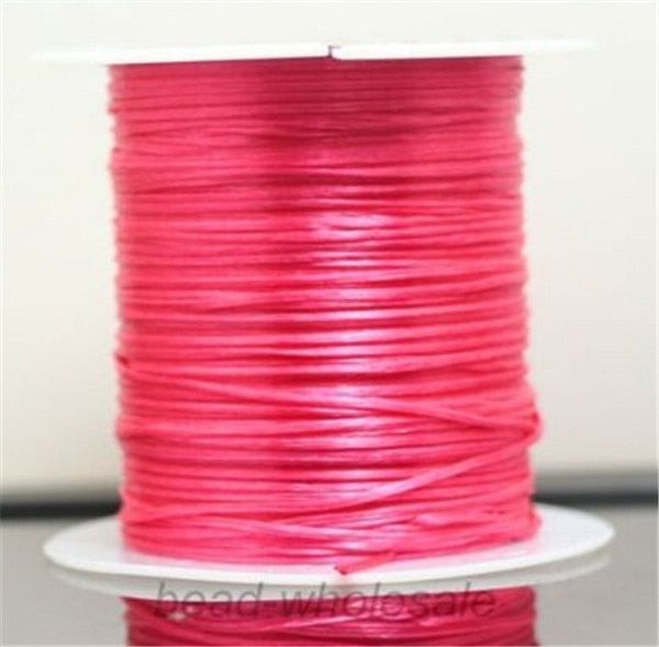 393inch/Roll Strong Elastic Crystal Beading Cord 1mm for Bracelets Stretch Thread String Necklace DIY Jewelry Making Cords Line