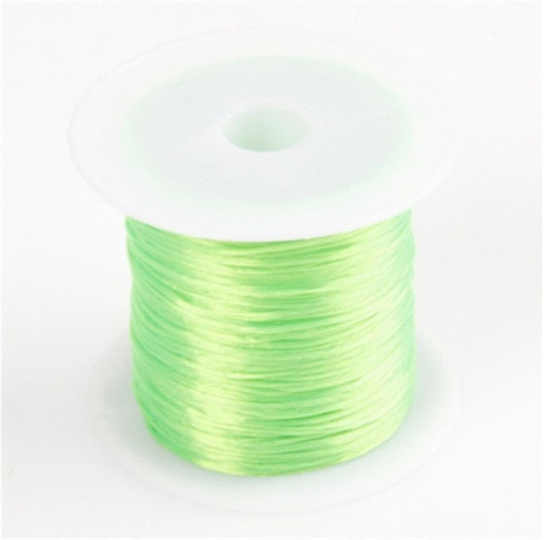 393inch/Roll Strong Elastic Crystal Beading Cord 1mm for Bracelets Stretch Thread String Necklace DIY Jewelry Making Cords Line