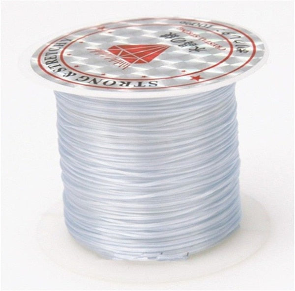 393inch/Roll Strong Elastic Crystal Beading Cord 1mm for Bracelets Stretch Thread String Necklace DIY Jewelry Making Cords Line