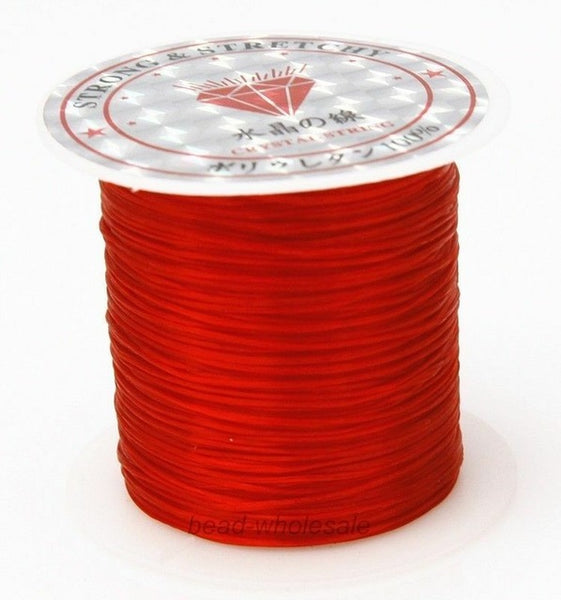 393inch/Roll Strong Elastic Crystal Beading Cord 1mm for Bracelets Stretch Thread String Necklace DIY Jewelry Making Cords Line