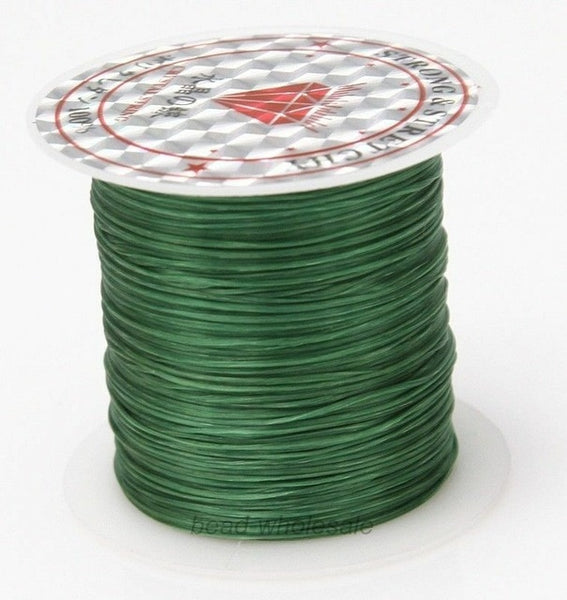 393inch/Roll Strong Elastic Crystal Beading Cord 1mm for Bracelets Stretch Thread String Necklace DIY Jewelry Making Cords Line