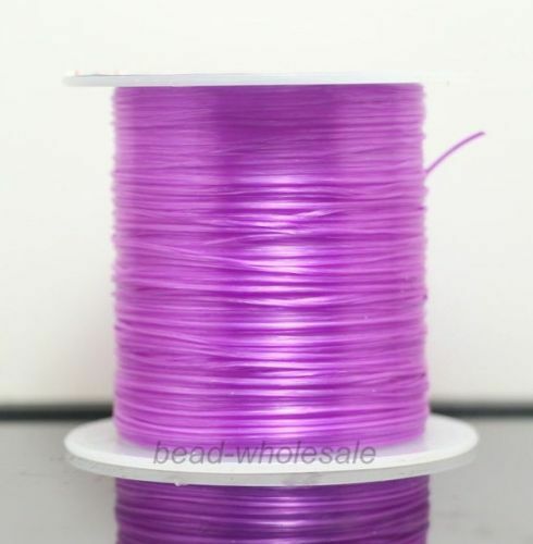 393inch/Roll Strong Elastic Crystal Beading Cord 1mm for Bracelets Stretch Thread String Necklace DIY Jewelry Making Cords Line