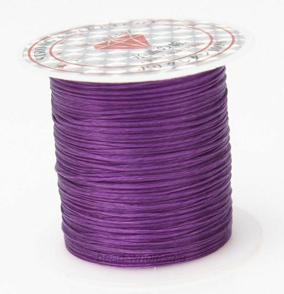 393inch/Roll Strong Elastic Crystal Beading Cord 1mm for Bracelets Stretch Thread String Necklace DIY Jewelry Making Cords Line