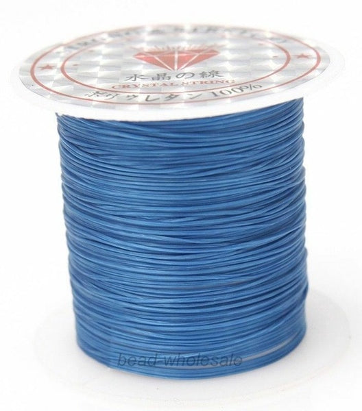 393inch/Roll Strong Elastic Crystal Beading Cord 1mm for Bracelets Stretch Thread String Necklace DIY Jewelry Making Cords Line