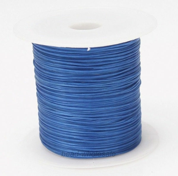 393inch/Roll Strong Elastic Crystal Beading Cord 1mm for Bracelets Stretch Thread String Necklace DIY Jewelry Making Cords Line