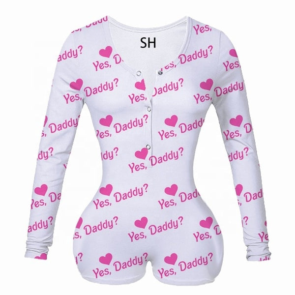 Sexy Women Bodysuit Long Sleeve Deep V Neck Bodycon Stretch Leotard Crop Tops Button Short Romper Pajamas Women Onesies Jumpsuit