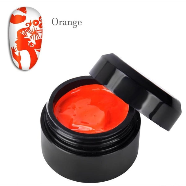 Biutee Nail Art Templates Pure Clear Jelly Silicone nail stamping plates Scraper with Stamping Polygel Kit Nail Stamp Nail Art