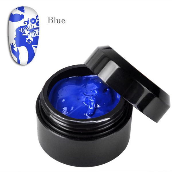 Biutee Nail Art Templates Pure Clear Jelly Silicone nail stamping plates Scraper with Stamping Polygel Kit Nail Stamp Nail Art