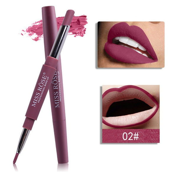 Miss Rose Top di Marca Lip Liner Matte Lip Matita di Lunga durata Impermeabile Idratante Rossetti Trucco Labbra Sexy Contour Cosmetici