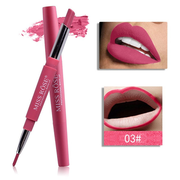 Miss Rose Top di Marca Lip Liner Matte Lip Matita di Lunga durata Impermeabile Idratante Rossetti Trucco Labbra Sexy Contour Cosmetici