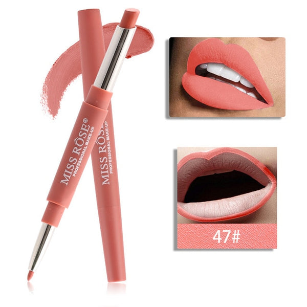 Miss Rose Top di Marca Lip Liner Matte Lip Matita di Lunga durata Impermeabile Idratante Rossetti Trucco Labbra Sexy Contour Cosmetici