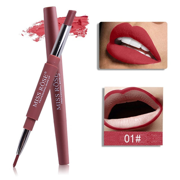 Miss Rose Top di Marca Lip Liner Matte Lip Matita di Lunga durata Impermeabile Idratante Rossetti Trucco Labbra Sexy Contour Cosmetici