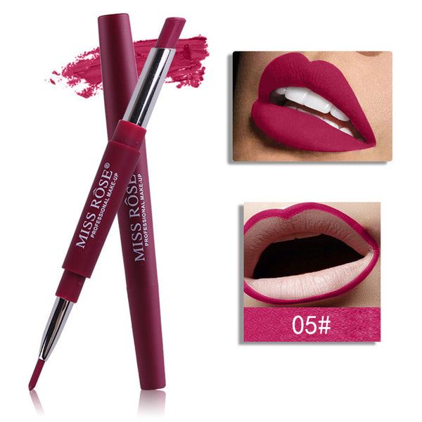 Miss Rose Top di Marca Lip Liner Matte Lip Matita di Lunga durata Impermeabile Idratante Rossetti Trucco Labbra Sexy Contour Cosmetici