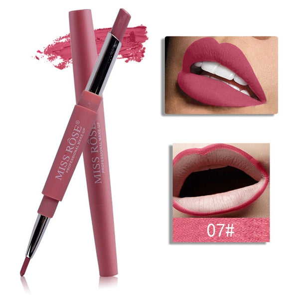 Miss Rose Top di Marca Lip Liner Matte Lip Matita di Lunga durata Impermeabile Idratante Rossetti Trucco Labbra Sexy Contour Cosmetici