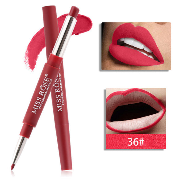 Miss Rose Top di Marca Lip Liner Matte Lip Matita di Lunga durata Impermeabile Idratante Rossetti Trucco Labbra Sexy Contour Cosmetici