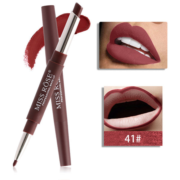 Miss Rose Top di Marca Lip Liner Matte Lip Matita di Lunga durata Impermeabile Idratante Rossetti Trucco Labbra Sexy Contour Cosmetici