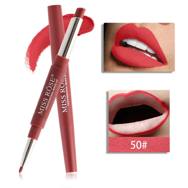Miss Rose Top di Marca Lip Liner Matte Lip Matita di Lunga durata Impermeabile Idratante Rossetti Trucco Labbra Sexy Contour Cosmetici