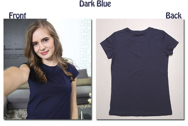 Hohe Qualität 18 Farbe S-3XL Plain T Shirt Frauen Baumwolle Elastische Grundlegende T-shirts Weibliche Casual Tops Kurzarm T-shirt Frauen 002