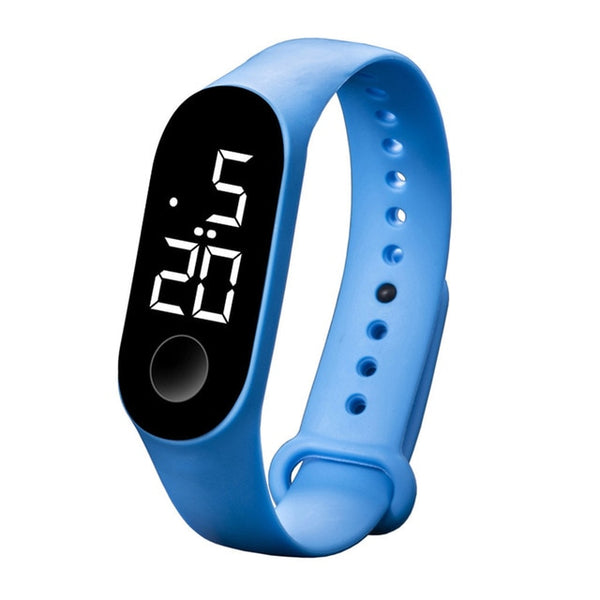 Mode Frauen Männer Sport Uhr Wasserdichte LED Leucht Elektronische Sensor Uhren Casual Armband Armbanduhr Thanksgiving Geschenk
