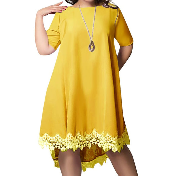 5XL 6Xl Plus Size Summer Dress Women Casual Summer Mini Backless Lace Dress Tassel Sexy Beach Dresses Party Vestidos