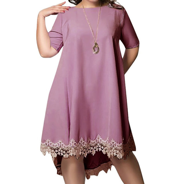 5XL 6Xl Plus Size Summer Dress Women Casual Summer Mini Backless Lace Dress Tassel Sexy Beach Dresses Party Vestidos