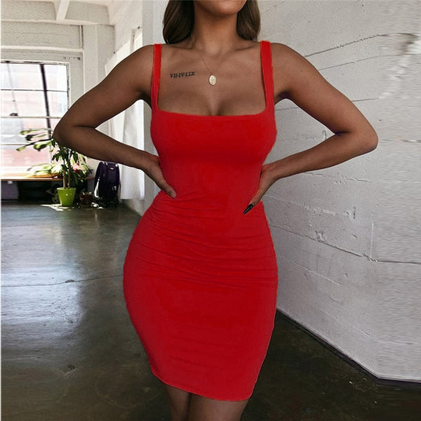Off Shoulder Mini Bodycon Summer Dress Women Backless Club Party Sexy Wrap Neon Dress Plus Size Vestidos drop shipping