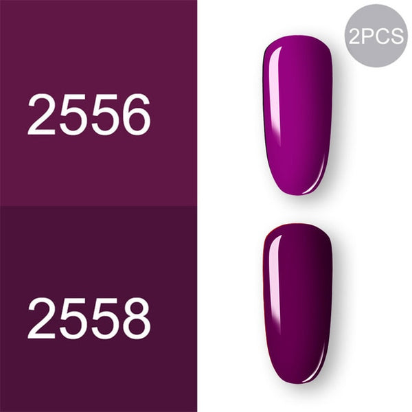 ROSALIND Gel Polish Set UV Vernis Semi Permanent Primer Top Coat 7ML Poly Gel Varnish Nail Art Manicure Gel Lak PolishesNails